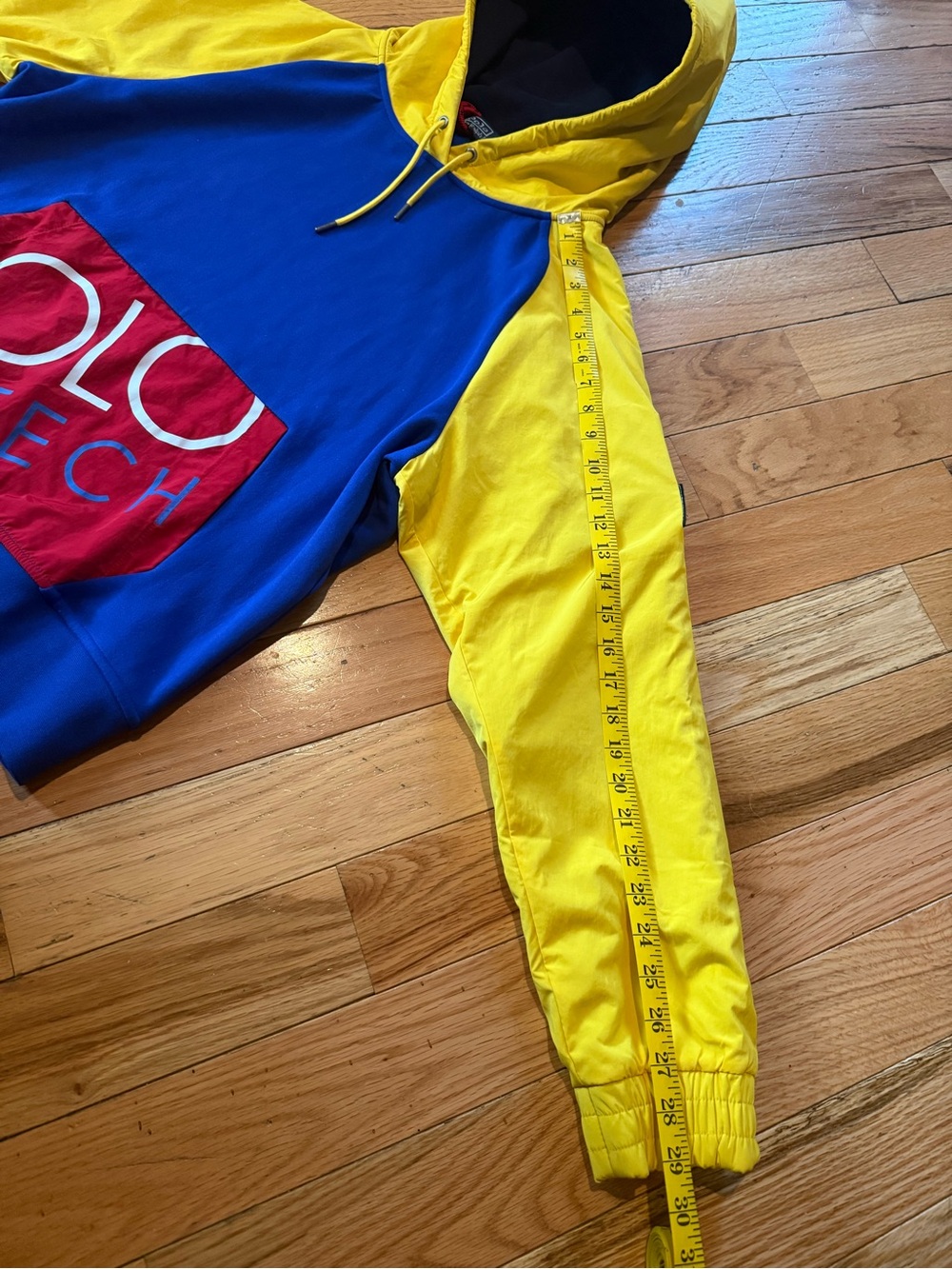 Polo Ralph Lauren Hi Tech Hooded Sweatshirt Red/Yellow/Blue Men’s Size M NWOT - Picture 14 of 14